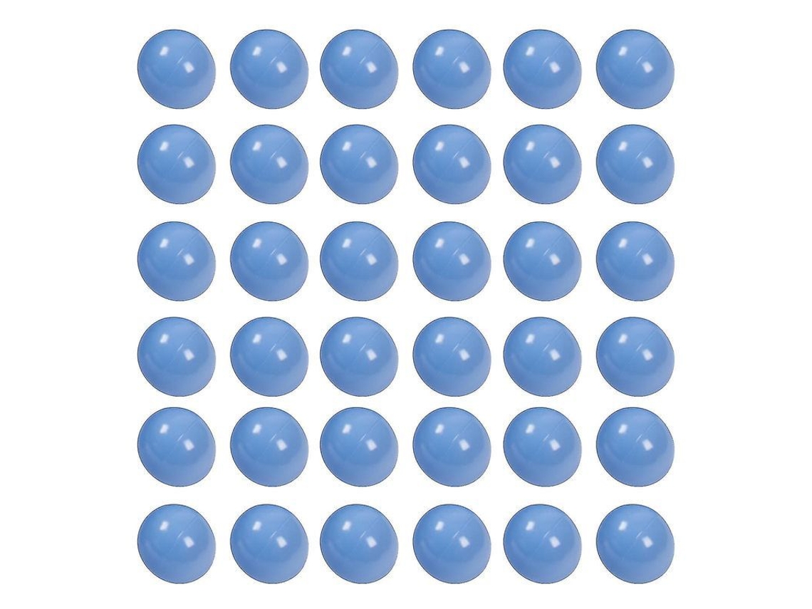 2026 100 Bolas de Billar Macaron para Niños, Material Pe, Inodoras, Resistentes a Las Mordeduras, Elásticas, Seguras, Regalo para Niños, Color Azul.