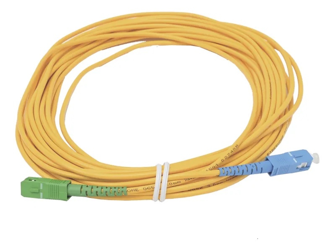 Lurelia Jumper De Fibra Óptica Monomodo Sc/upc-sc/apc 10 M, Cabo Reforçado Para Rede