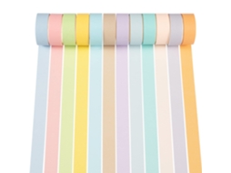 Fita Adesiva Washi, Fita Washi Em Tons Pastel, 15 Mm De Largura, Ideal Artesanato, Bullet Journals, Planners E Scrapbooking