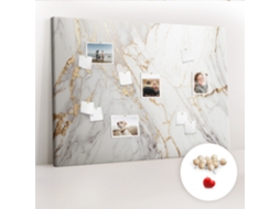 Painel De Cortiça Para Parede Mármore Decorativo Para O Escritório Espelharte (140x100 Cm)