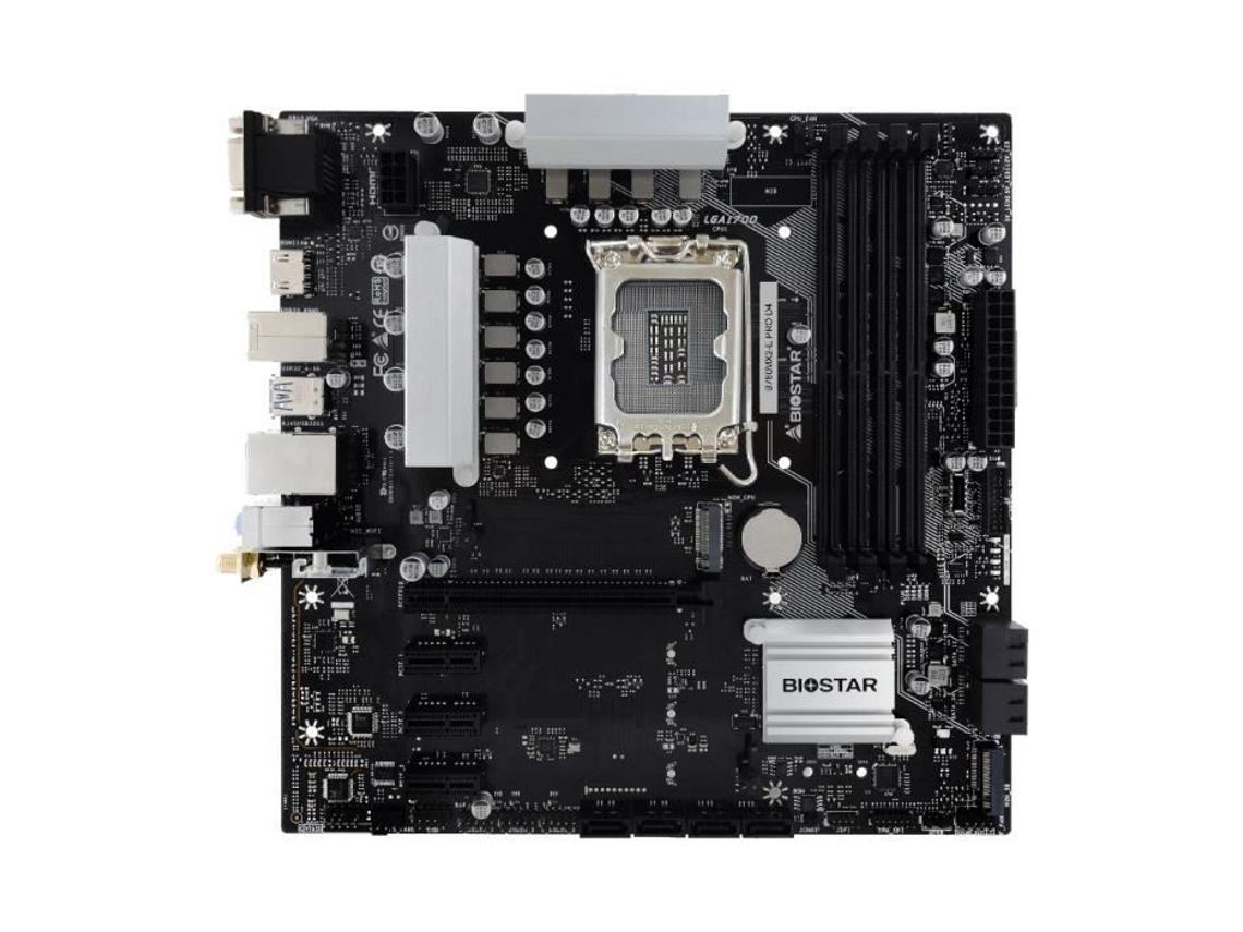 Placa-Mãe BIOSTAR B760Mx2-E Pro D4 Intel H81 Soquete Lga1151 Ddr4 Sdram Ampla Gama de Processadores Intel