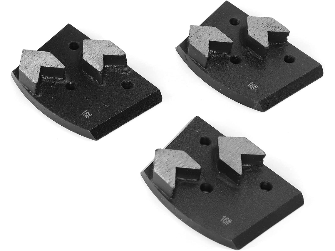 Bloco De Lixa, 3 Peças, Grão 16, 2 Dentes, Disco Polimento Para