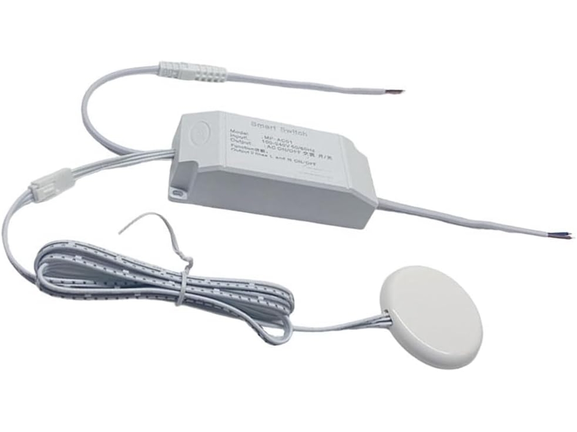 Interruptor De Toque Para Instalação Em Madeira, 110-220v Interruptor De Toque Dimerizável 110v E 220v Para Montagem Sob