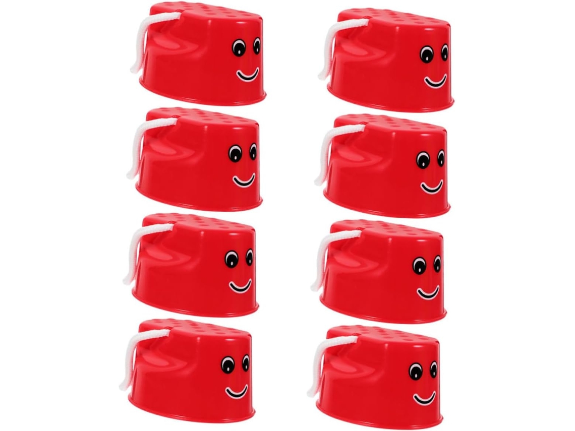Conjunto De 8 Pernas De Pau De Plástico Para Brinquedo