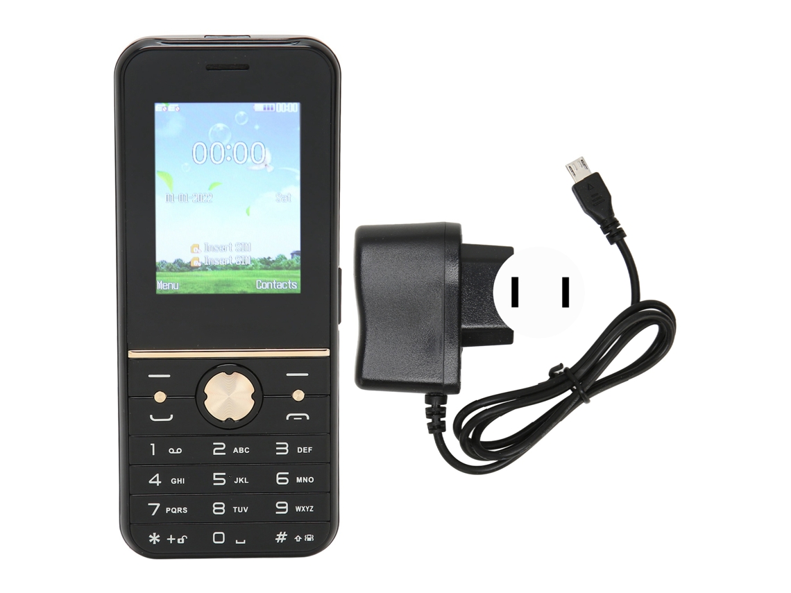 Telefone Celular 2g Desbloqueado Para Idosos Sos Botões Grandes Tela 2.4 Polegadas Volume Alto Bateria 3000mah S501