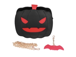 Bolsa Tote Grande em Forma de Abóbora com Alça de Ombro para Halloween e Doces S/MARCA