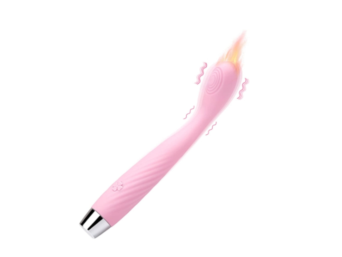 Vibrador Ponto G, 14 Vibrações Clitóris Mamilo Vagina Massageadores para Penetração Profunda Feminino Adulto, Rosa