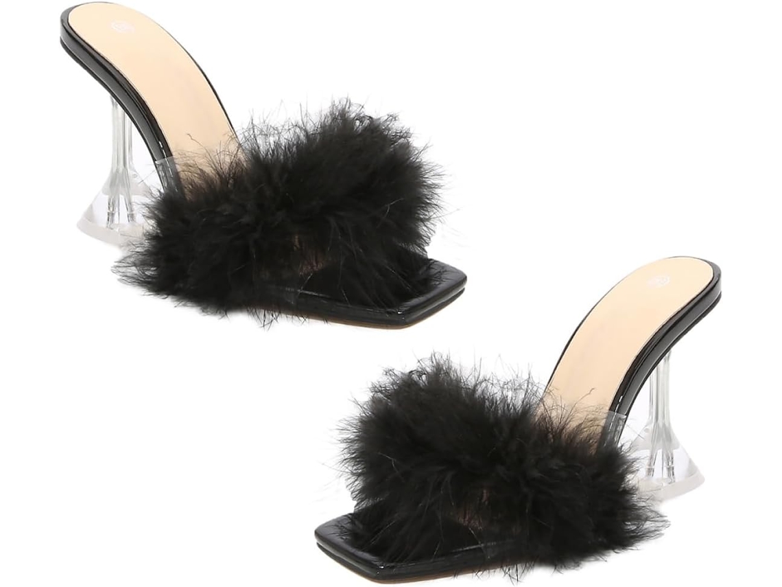 Sapatos De Salto Alto Femininos, Sapatos Góticos, Saltos Transparentes Para Mulheres, Sandálias.