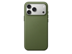 (apple 15 Pro Max Verde) Textura Trançada - Compatível Com Carregamento Magnético - Capa Macia Com Bordas