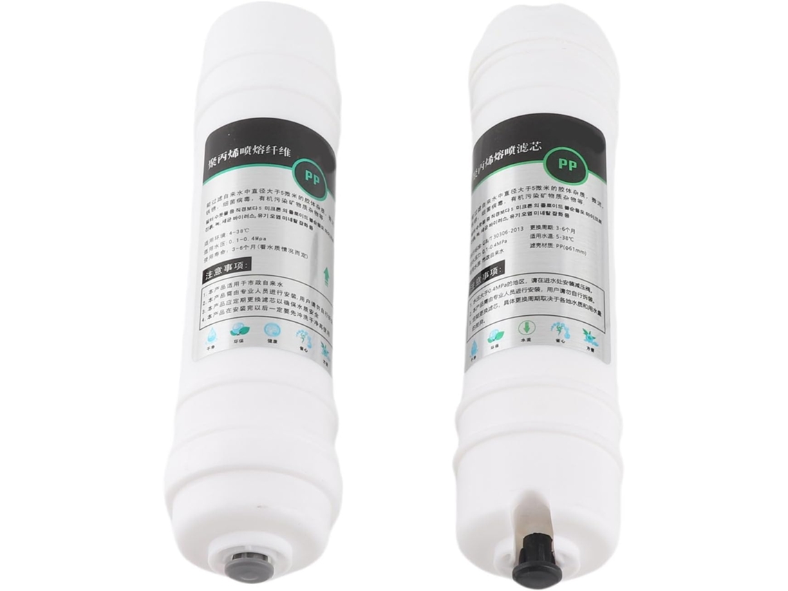 Filtro De Água Algodão Pp 2 Peças E 10 Polegadas, Cartucho De Reposição Universal, Componente Purificador Compacto