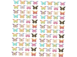 Conjunto De 96 Tachinhas Formatos Variados Para Decoração Paredes,