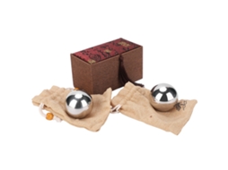 Laxiscreed Bolas De Aço Maciço Para Exercícios De Reabilitação, Massagem E Relaxamento