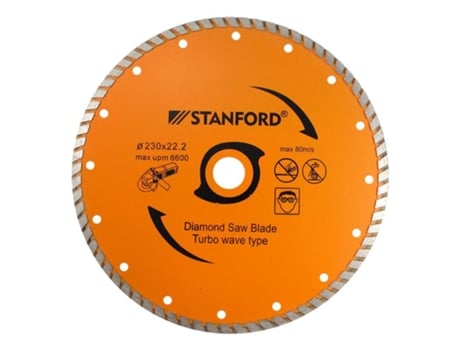 Disco acero diamantado 230x2.6 c/continuo
