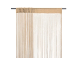 String Curtain, String Curtains Vidaxl Bege Tecido (140 Cm)