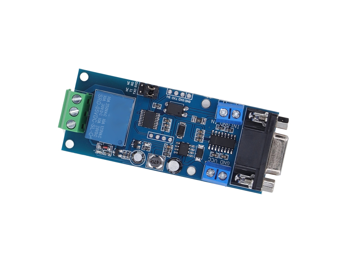 Módulo De Relé Com Interface Rs232 Ttl Uart