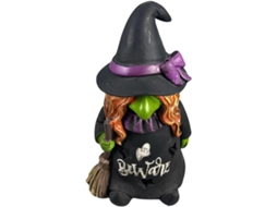 Estatueta De Bruxa, Escultura Gótica De Halloween | Decoração Assustadora Para