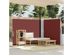Vidaxl Toldo Lateral Retrátil 140x1000 Cm Castanho