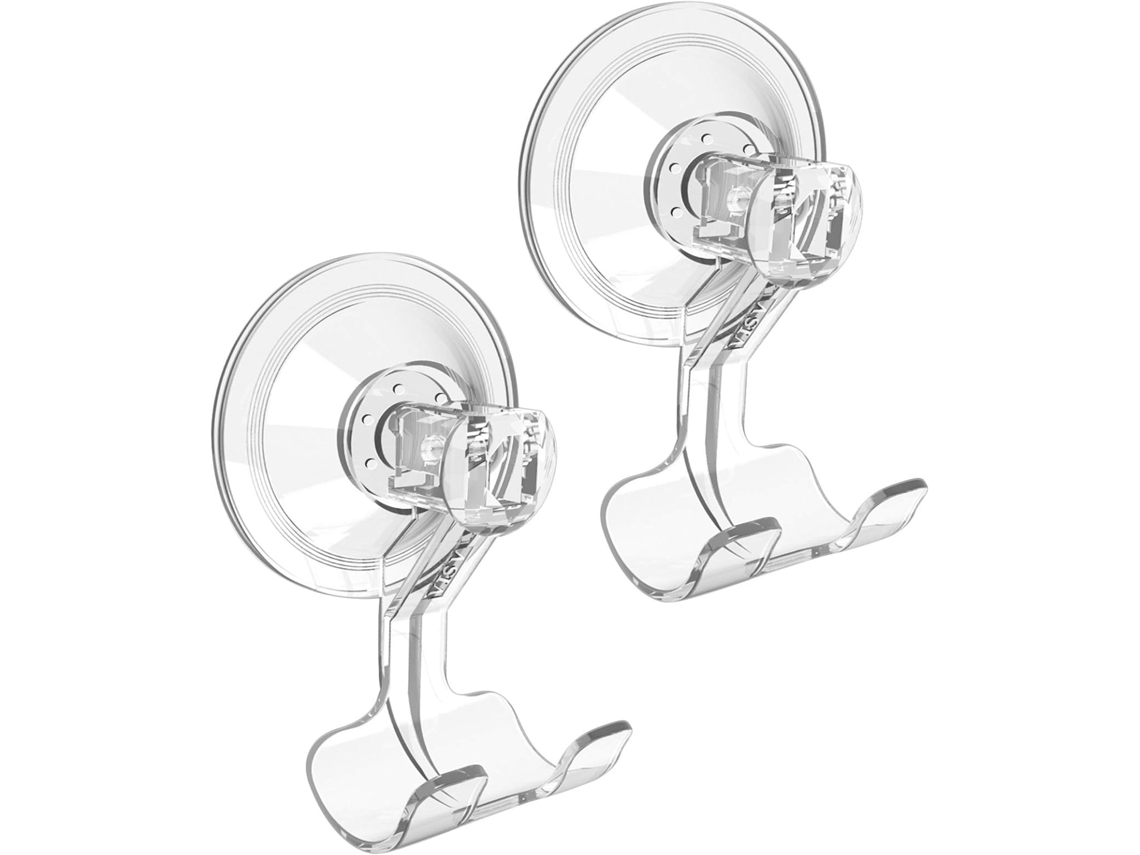 2 Ventosas para Lâminas de Barbear, Ventosa Transparente Removível para Lâminas de Barbear, Zqkla BRILVIBERA