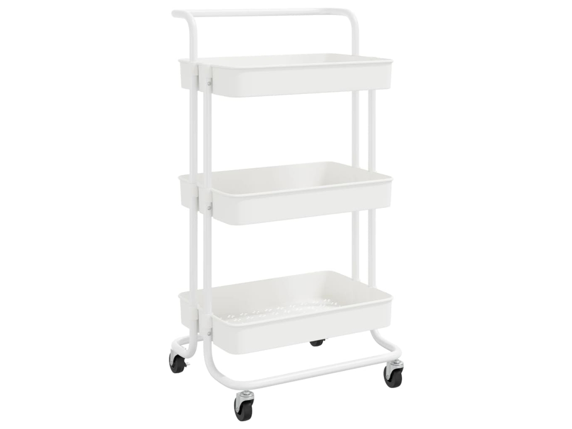 Kitchen Trolley, Kitchen Trolleys Vidaxl Branco Ferro (n/a)
