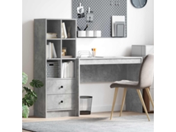 Vidaxl Mesa Cinzento 145,5 X 40 X 127 Cm 2 Unid.