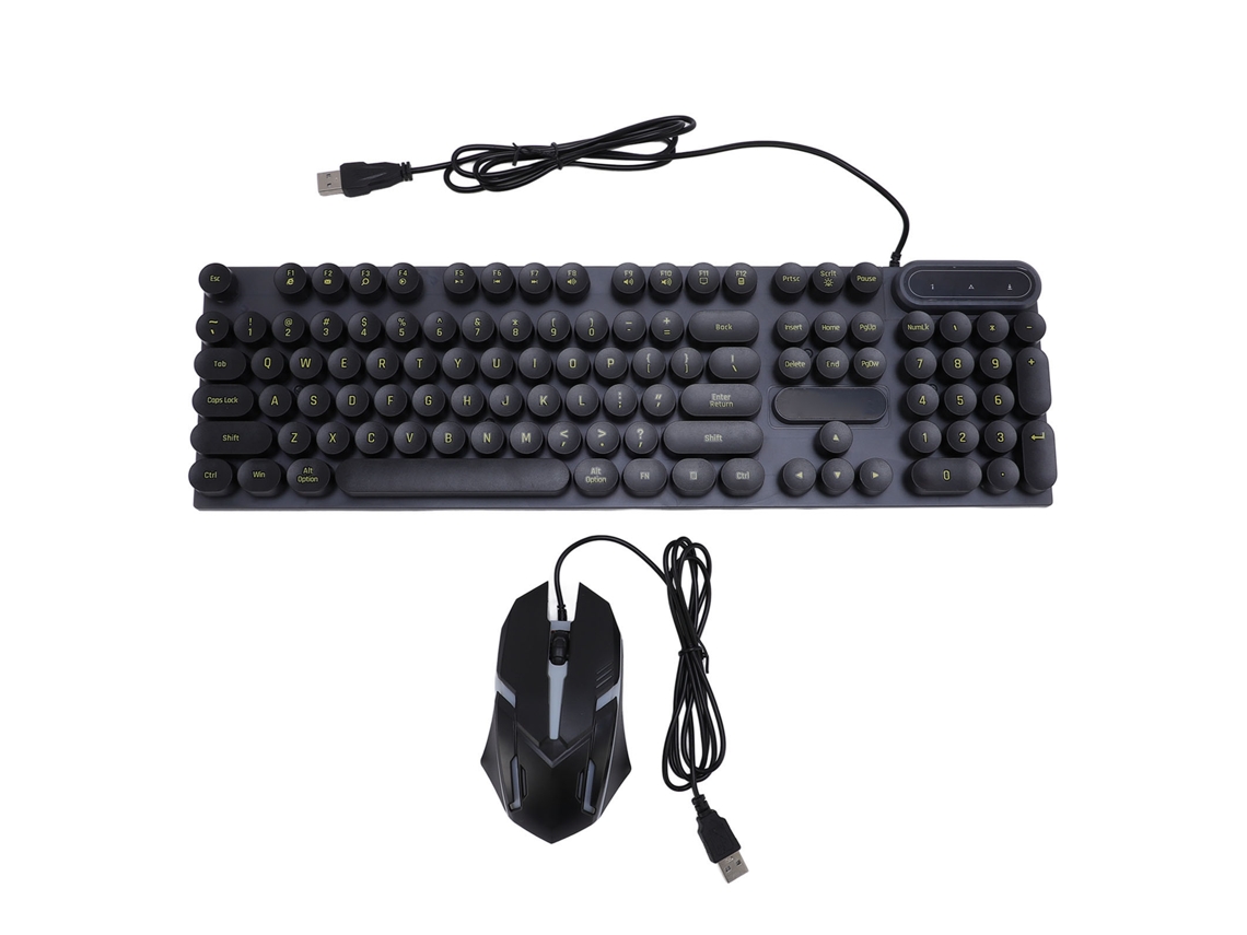 Teclado e Rato LAXISCREED Usb com Luz 1600dpi