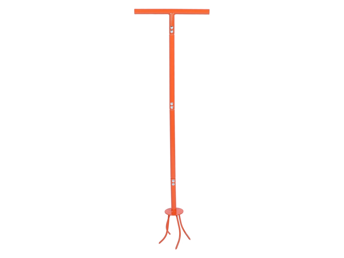 Gradeira Manual de Torção em Aço Inoxidável Garras Jardim Horta Canteiro Laranja S/MARCA