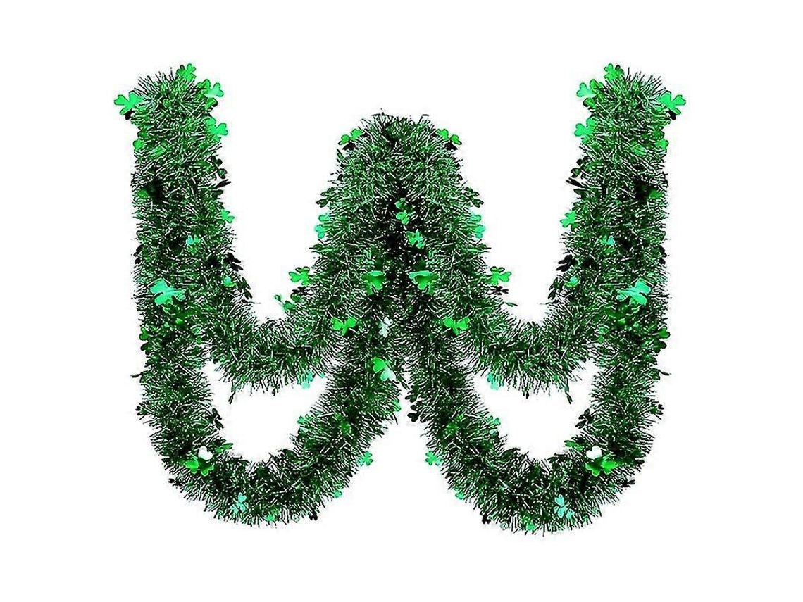 Decoração São Patrício Com Trévo Pendente Irlandês Tinsel Festa