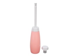 Bidé portátil de viagem 400ml silicone rosa com saco de armazenamento para higiene pessoal e cuidado pós parto | S/MARCA