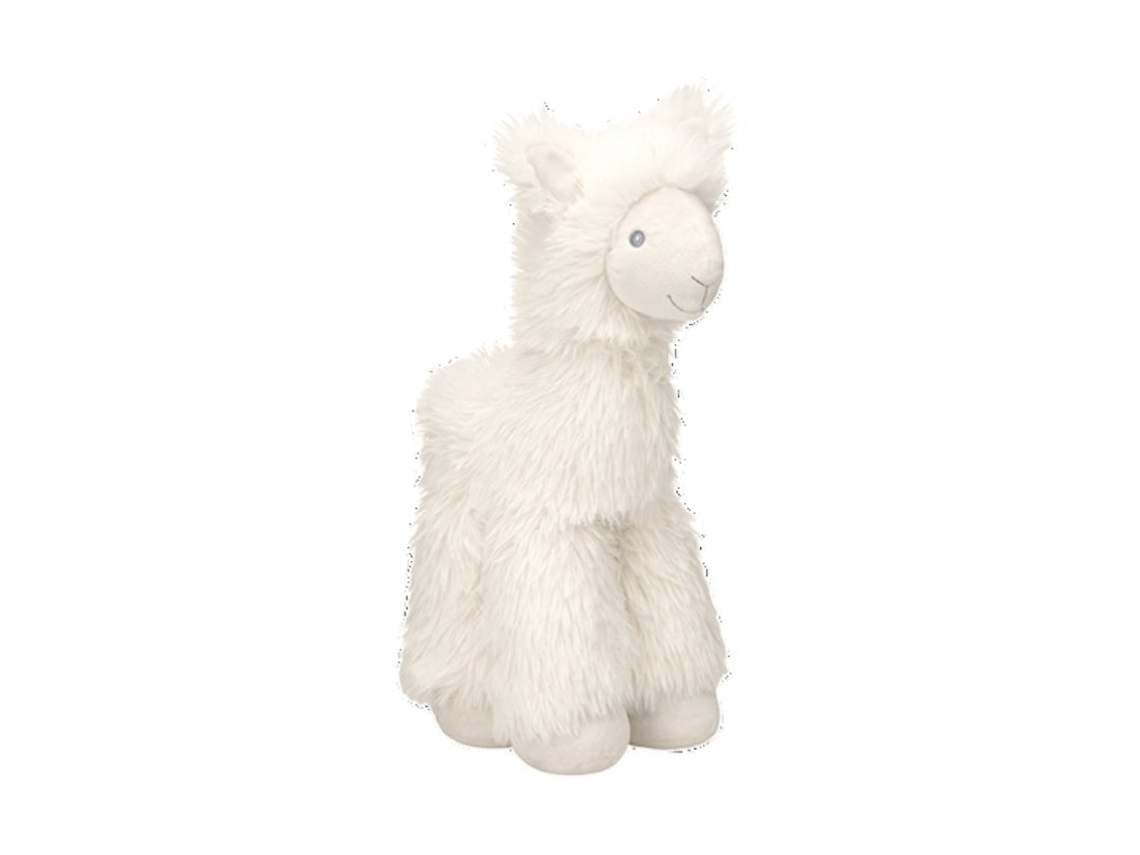 Lhama De Pelúcia Levi Da Happy Horse, 27 Cm Branca Brinquedo De Pelúcia Sustentável