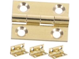 Dobradiças De Latão Nuobesty Para Portas Armários, Com Funcionamento Suave E Design Dobrável Que Economiza Espaço