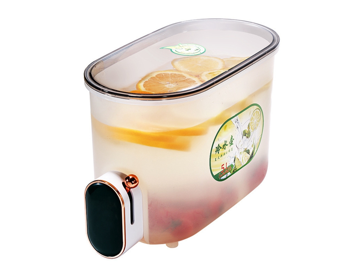 LAXISCREED: Jarra de Água Plástica com Torneira para Geladeira