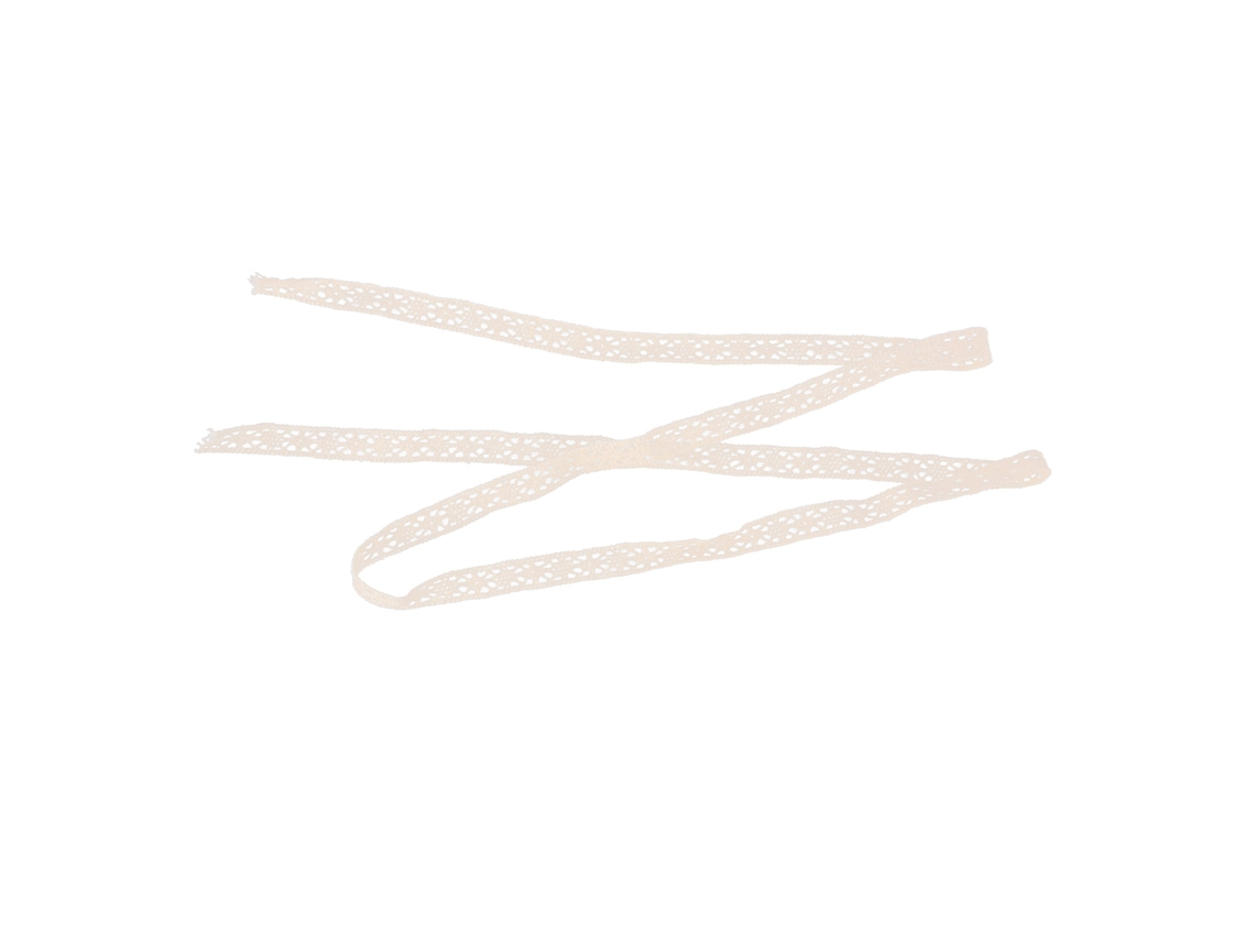 Cinta de Encaje Estilo Elegante Padrão Claro Reutilizável Suave Amigável À Pele para Decoração de Casamentos e Festas