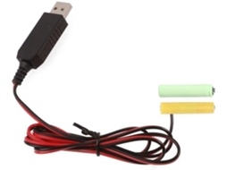 Cabo Usb 5v Para 3v Lr03 Eliminador De Pilhas Aaa Controle Remoto,