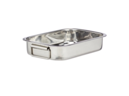 Relaxdays, Tabuleiro Com Grelha S, Aço Inoxidável, Para Forno E Assar, Apto Para Máquina De Lavar Loiça, Prateado