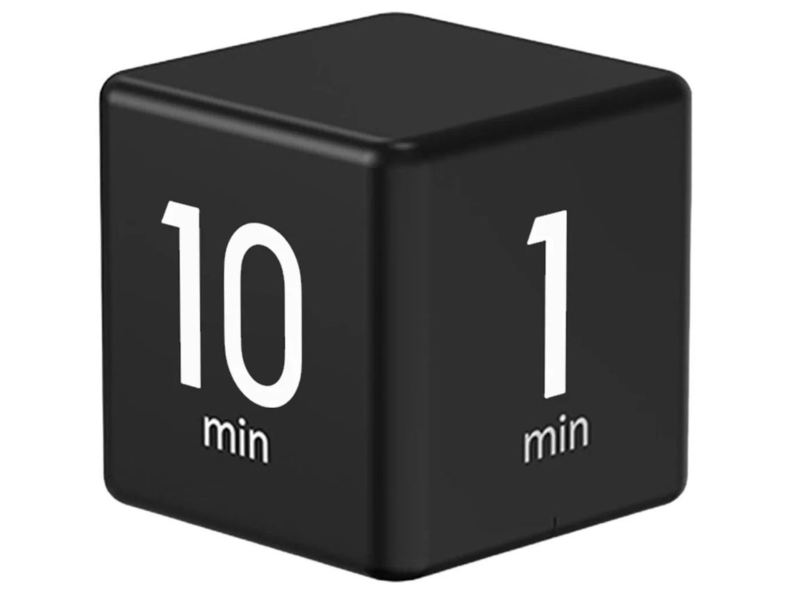 Timer Portátil 1-3-5-10 Min, Display Led, Volume Ajustável, Para Cozinha, Escritório, Trabalho