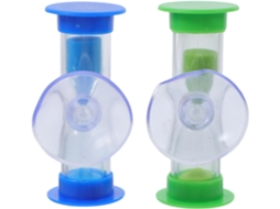 Ampulhetas De Areia Com Ventosa Toyvian 2 Peças E 3 Minutos