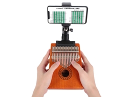 Suporte de Celular para Guitarra e Kalimba Vídeo Ao Vivo HALINUIA