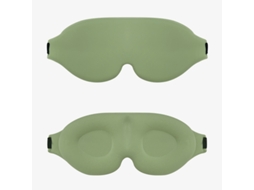 Máscara De Dormir Unissexo, Confortável, Com Bloqueio De Luz, Macia E Almofadada Em 3d, Ideal Para Quem Dorme De Lado. Verde Hexinyigjly