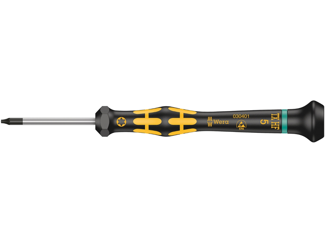 Chave De Fenda Com Função De Fixação 1567 Esd Micro Hf Tx 5 X 40 Mm WERA 05030401001