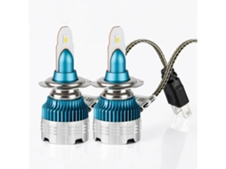 Par de faróis de LED para carros H11-h1/h3/h4/h7/h11/9005/9006 6000k Lâmpadas Duplas para Luz Lateral 4000lm