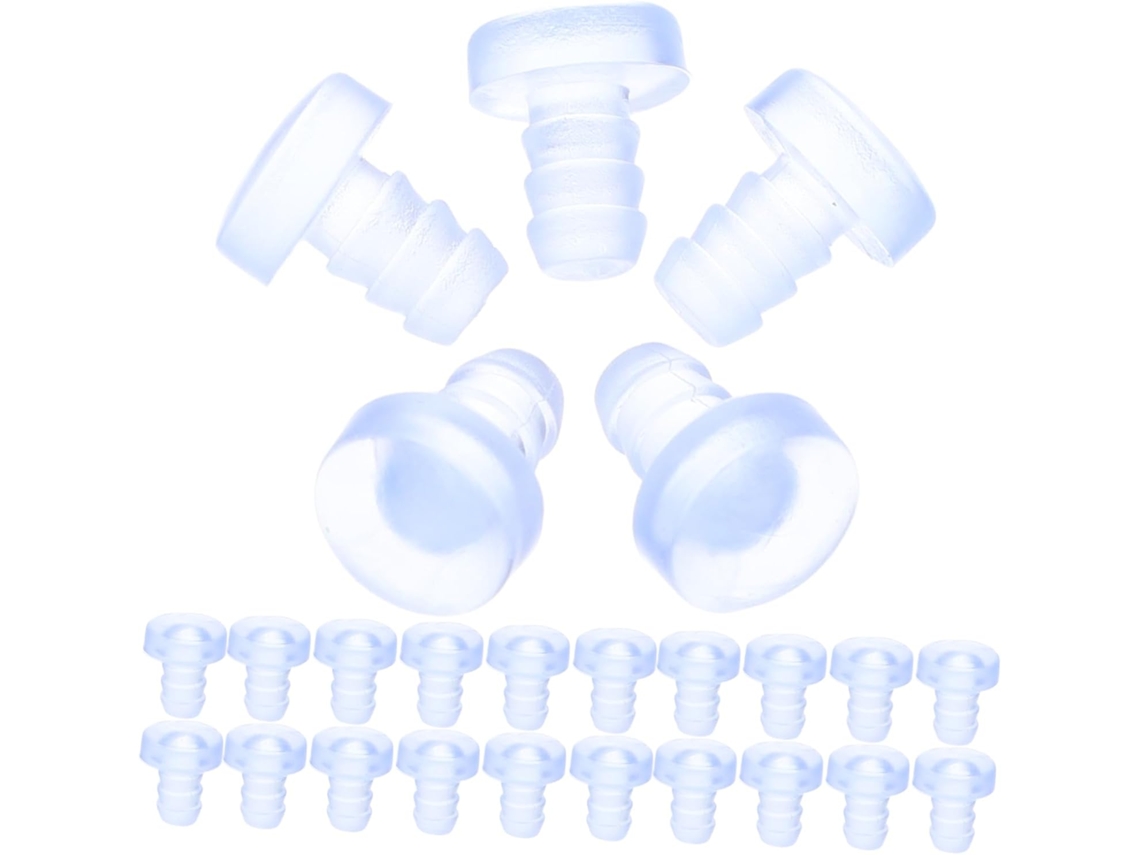 Shineofi 50 Unidades De Protetores Borracha Transparentes, Antiaderentes, Para Tampos De Mesa Vidro, Almofadas