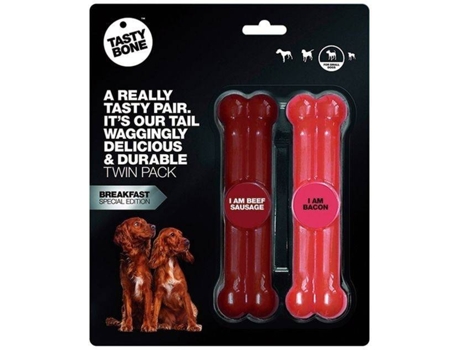 Mordedor para Cães  (Pequeno - 2 Un - Sabor: Bacon)