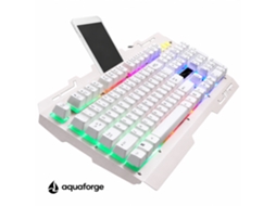 Teclado Rgb Branco, Para Jogos