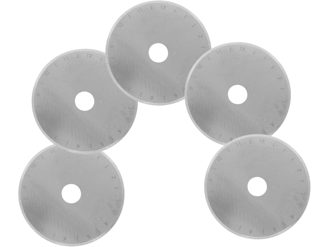 Conjunto De 5 Lâminas Reposição Para Cortador Circular, Ferramenta