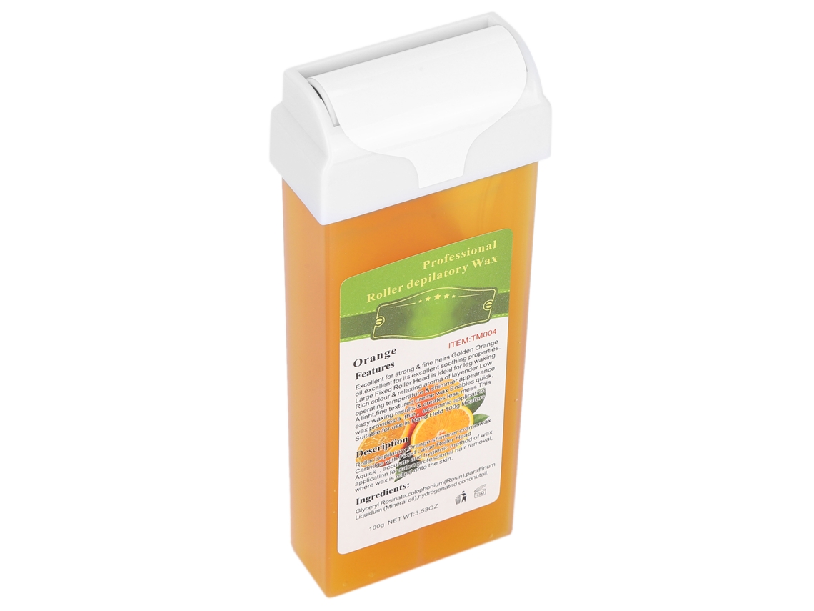 Cera Depilatoria Roll On Corporal 100g Laranja