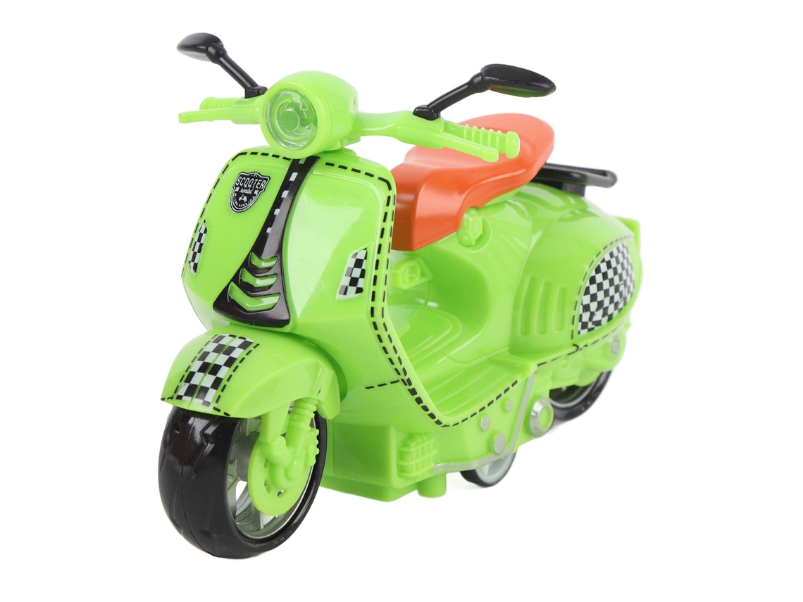 Primerox modelo de Motocicleta de Liga Metálica para Mulheres Colecionável Decorativo Verde