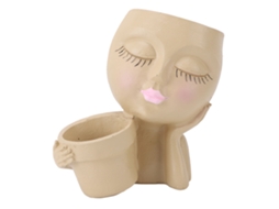 Vaso Suculenta Facial Buraco Drenagem Resistente Desbotamento