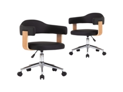 Dining Chair, Dining Chairs Vidaxl Preto Couro Artificial (n/a)