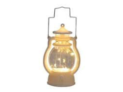 Lâmpada De Óleo Pequena Retro Led Com 3 Pilhas Ag10