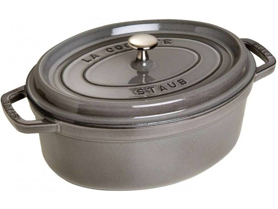 Caçarola STAUB (Cinzento - Ferro Fundido - 33 cm)